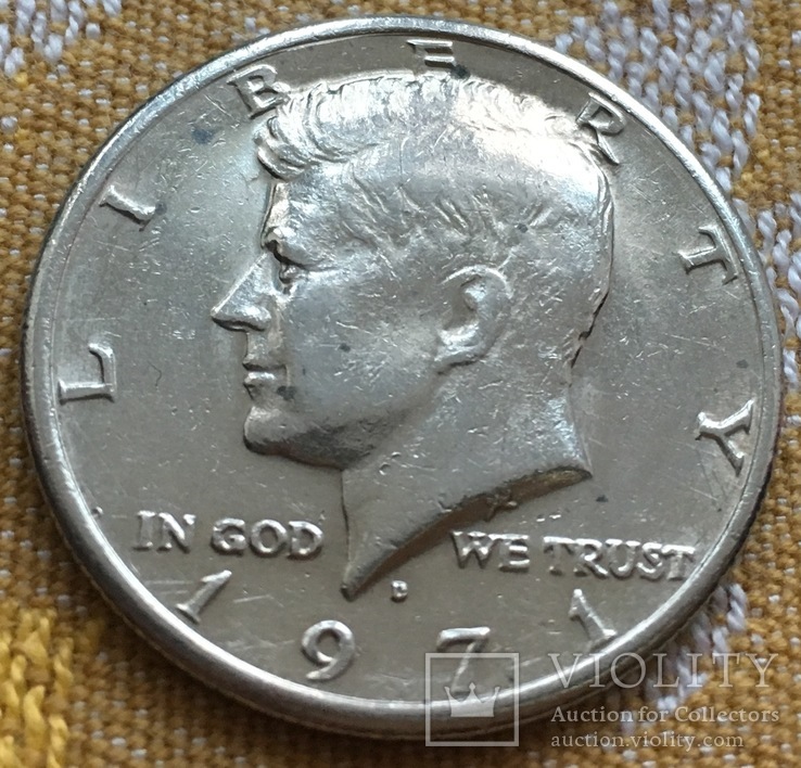 50 центів 1971 D