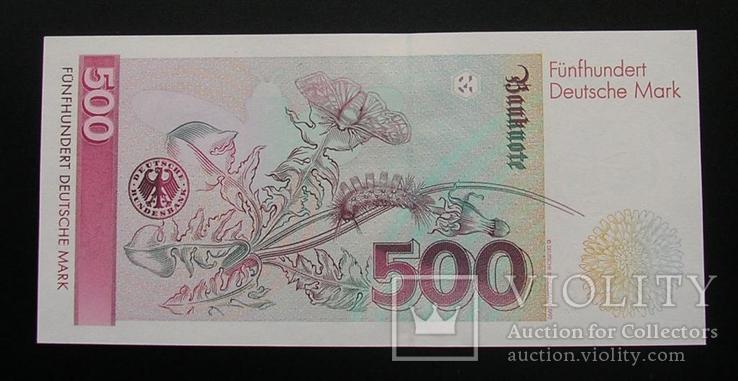 Германия ФРГ 500 марок 1991 UNC Німеччина Germany, фото №3