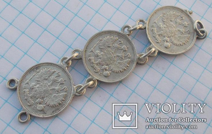 Частина шатлена із царських монет для кишенькових годинників, фото №2