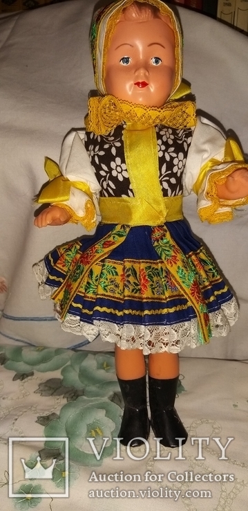 Кукла в коробке Чехословакия, целлулоид, фото №2