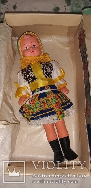 Кукла в коробке Чехословакия, целлулоид, фото №7
