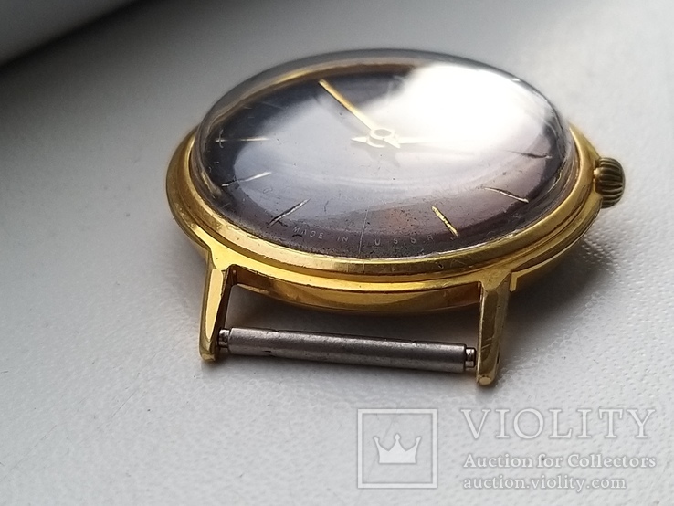 Часы Poljot de luxe automatic 29 jewels made in USSR.Полет позолота Au20, фото №11