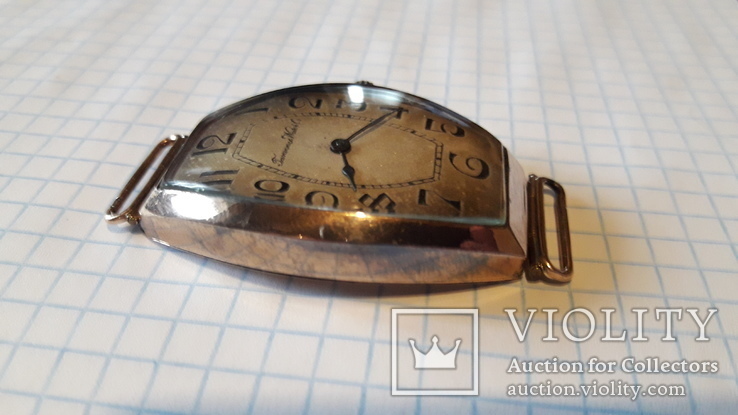 Золотые часы Швейцария Tavannes Wathc  Co, фото №4