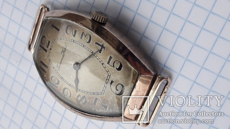 Золотые часы Швейцария Tavannes Wathc  Co, фото №10
