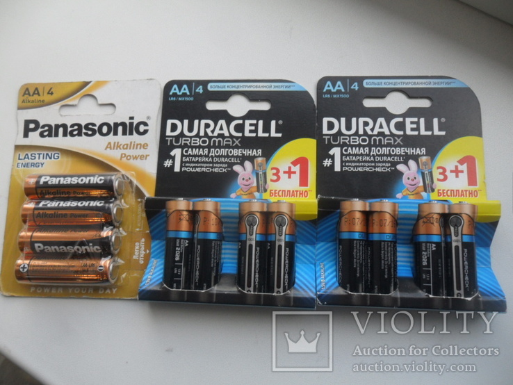 Батарейки типоразмера АА (с индикатором заряда) , 3 упаковки., фото №2