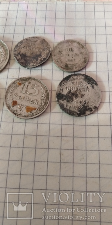 6 шт срібних монет, фото №4