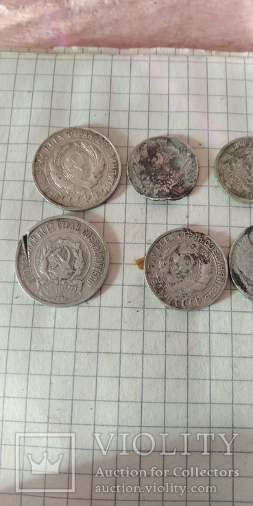 6 шт срібних монет, фото №8