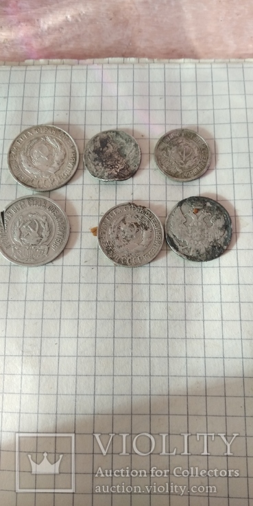 6 шт срібних монет, фото №9