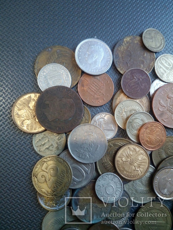 Монети мира, монети світу, лот монет 50шт, фото №7