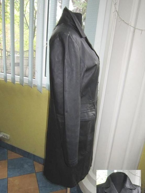 Стильная женская кожаная куртка - плащ CLOCKHOUSE, C&amp;A. Германия. Лот 591, фото №4