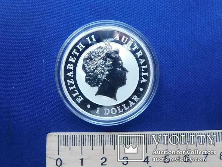  1 доллар 2012 г. Австралия Кукабарра Серебро 999 пр., фото №5