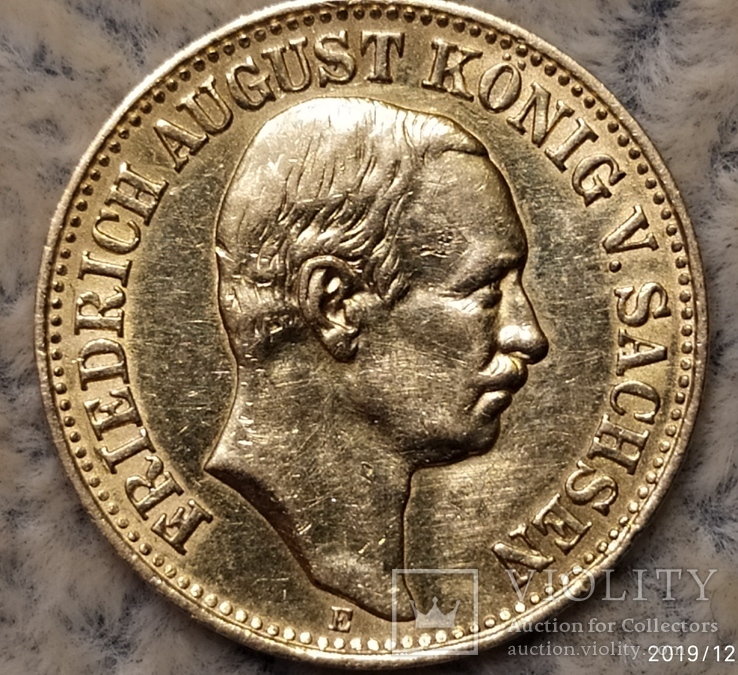 10 марок 1907г.Саксония.
