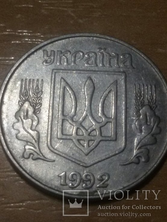 5 копеек Украины с проворотом герба, фото №3