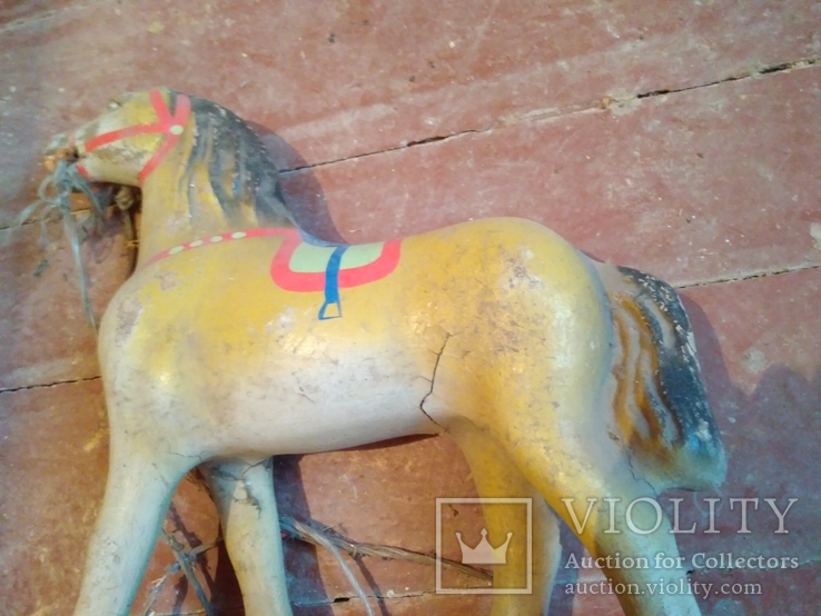 Игрушка Конь на колесах (50-е годы)., фото №9