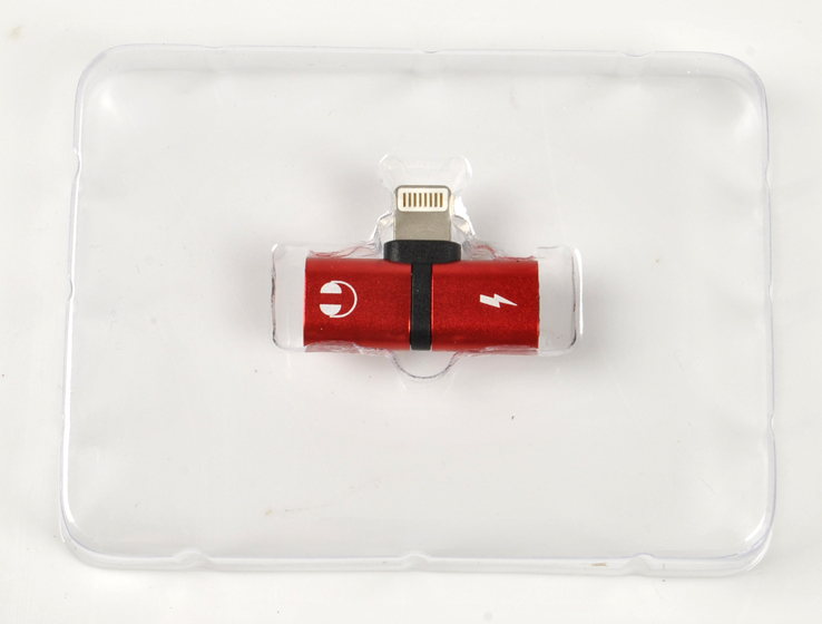 Переходник тройник адаптер для наушников и зарядки iPhone 8 pin, фото №2