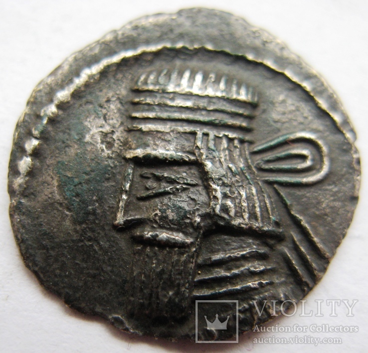 Парфия, серебряная драхма VOLOGASES III (105-147 гг. до н.э.), фото №2