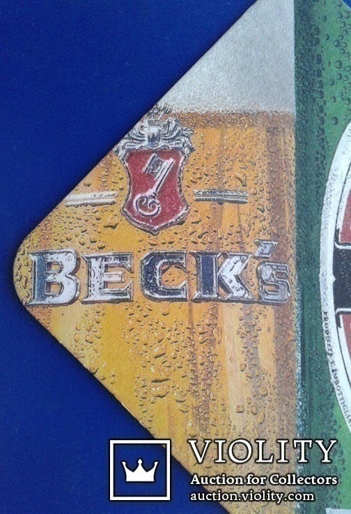 Подставка (бирдекель) BECK's, Германия., фото №11