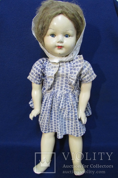 Старая кукла 50х