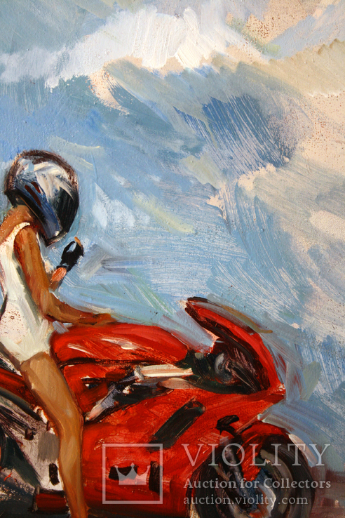 Девушка на мотоцикле., фото №7
