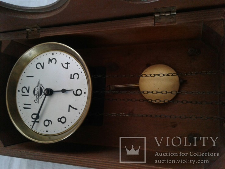 Часы настенные мини Сердобский часовой з-д., фото №5