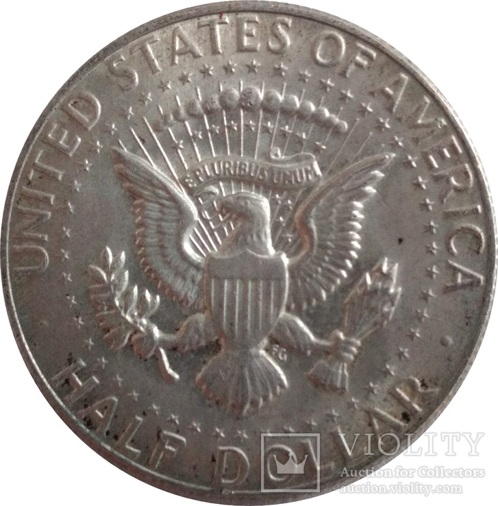 США ½ доллара, 1969 Kennedy Half Dollar,серебро,С252, фото №3