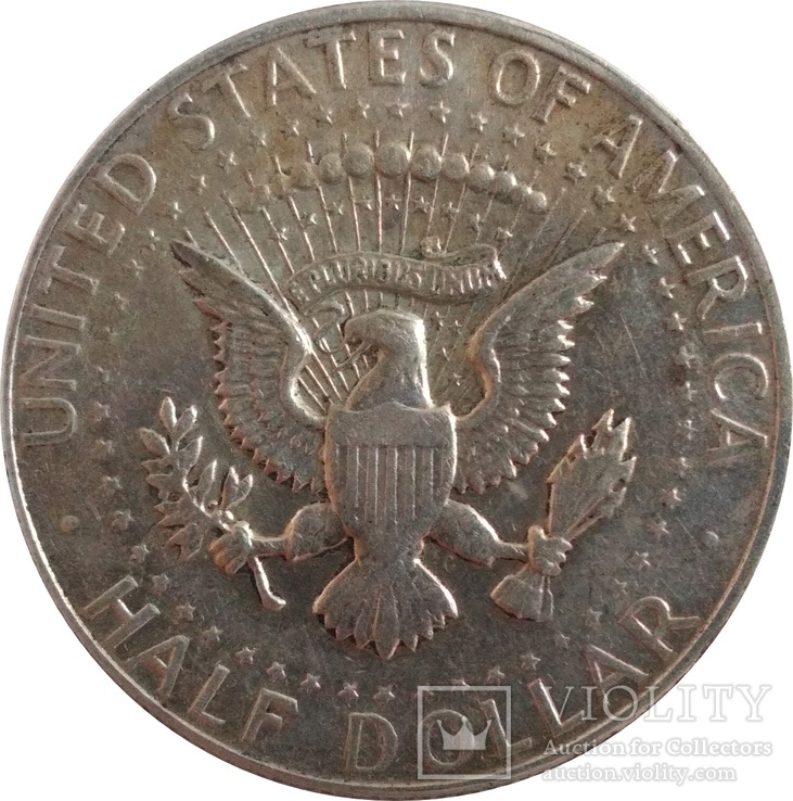 США ½ доллара, 1965 Kennedy Half Dollar,серебро,С254, фото №3