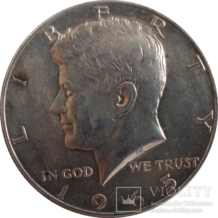 США ½ доллара, 1965 Kennedy Half Dollar,серебро,С255, фото №2