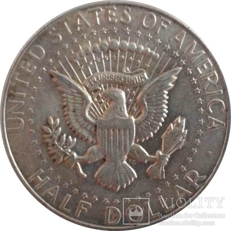 США ½ доллара, 1965 Kennedy Half Dollar,серебро,С255, фото №3