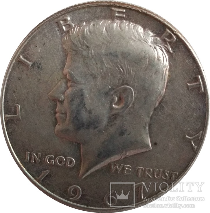 США ½ доллара, 1967 Kennedy Half Dollar,серебро,С256, фото №2