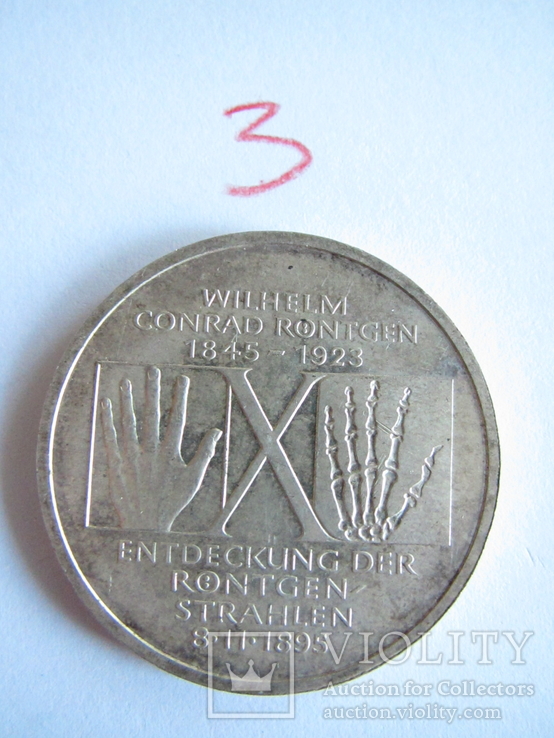 10 марок, срібло (3), фото №2