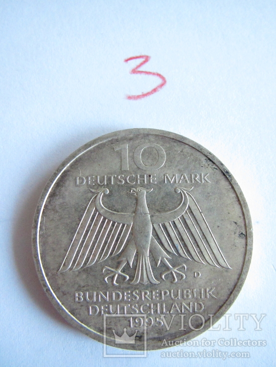10 марок, срібло (3), фото №3