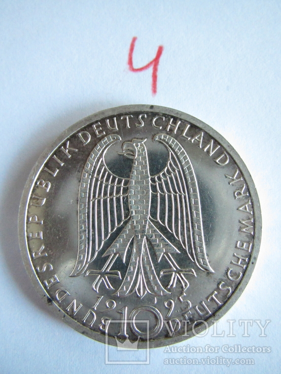 10 марок, срібло (4), фото №3
