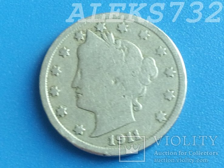 США 5 центов, 1911 Liberty Nickel