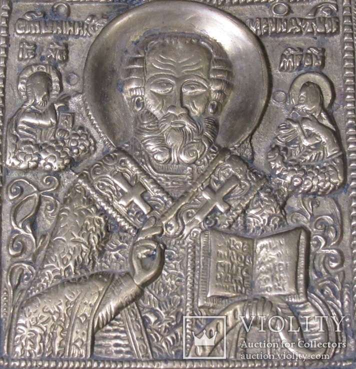  Святитель Никола Чудотворец с избранными святыми ХIХ век, фото №8