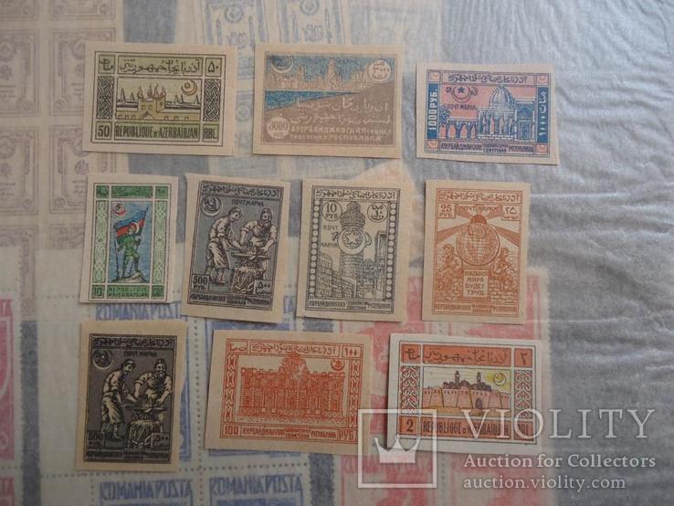 Гражданская война 1918-20 г Азербайджан 10 марок, фото №2