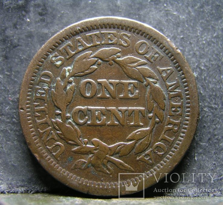 США 1 цент, 1847, фото №3