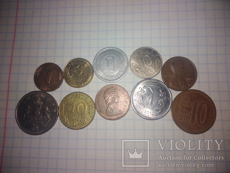 Монеты стран мира. 10шт., фото №2