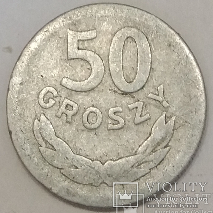 Польща 50 грошей, 1949, фото №2