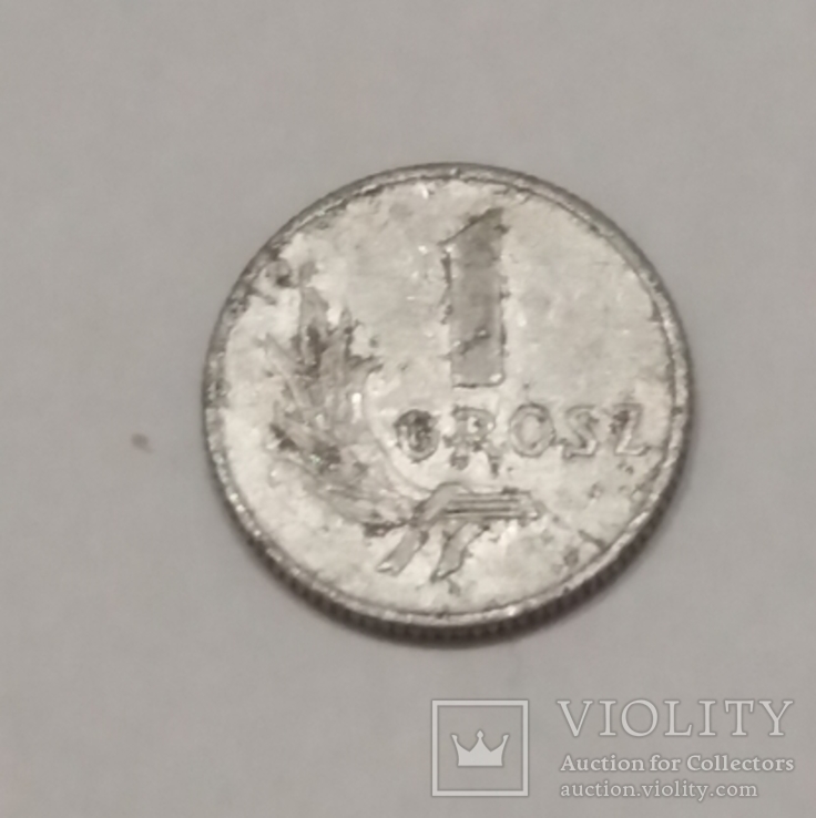 Польща 1 грош, 1949, фото №2