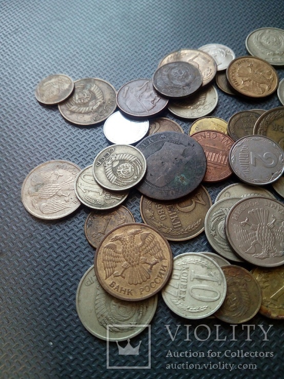 Монети світу, монеты мира, лот монет 50 шт, фото №7