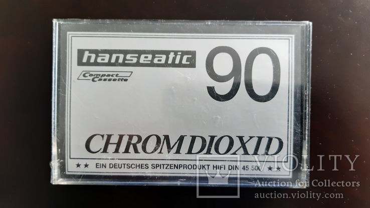 Касета Hanseatic Chromdioxid 90. West Germany, фото №2