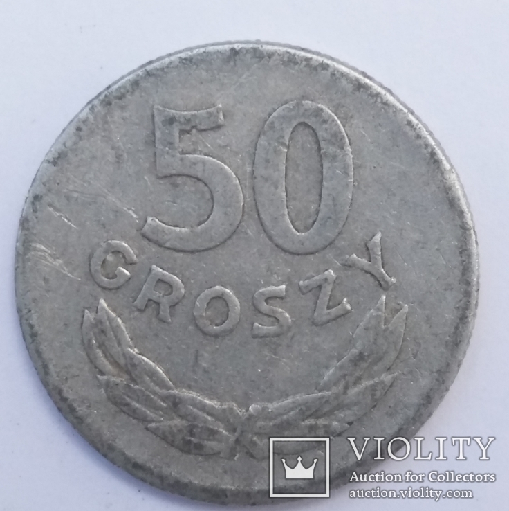 Польща 50 грошей, 1965, фото №2