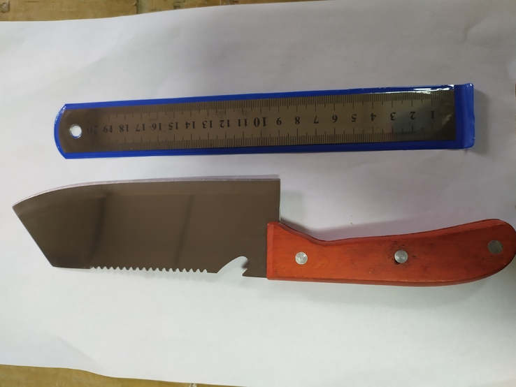 Нож кухонный 27см с открывашкой, фото №3