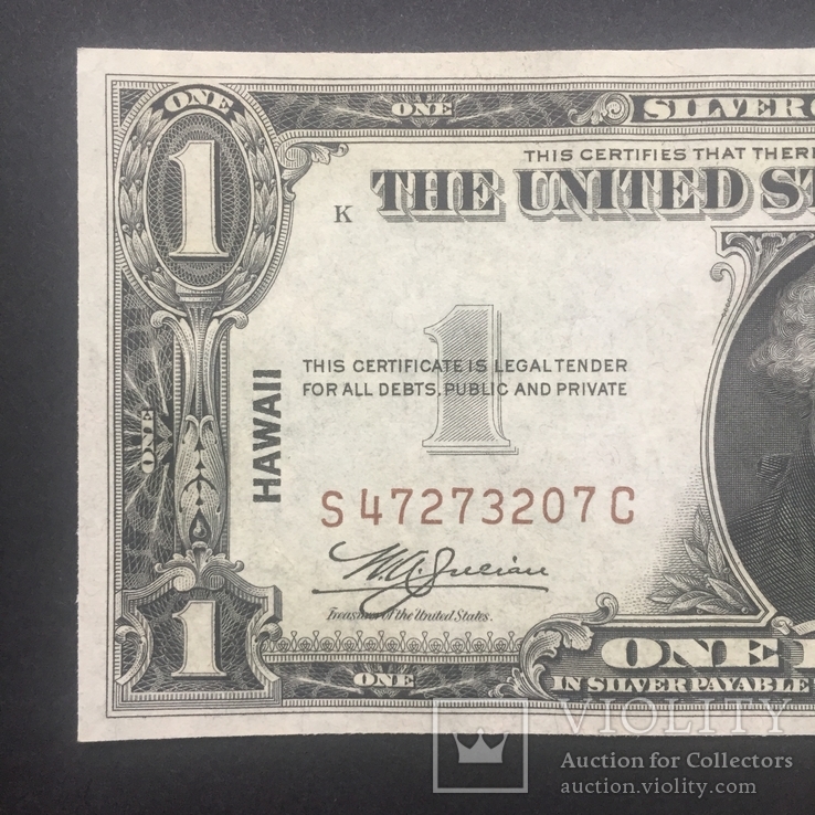 1 $ США «Гавайи» 1935 UNC, фото №5