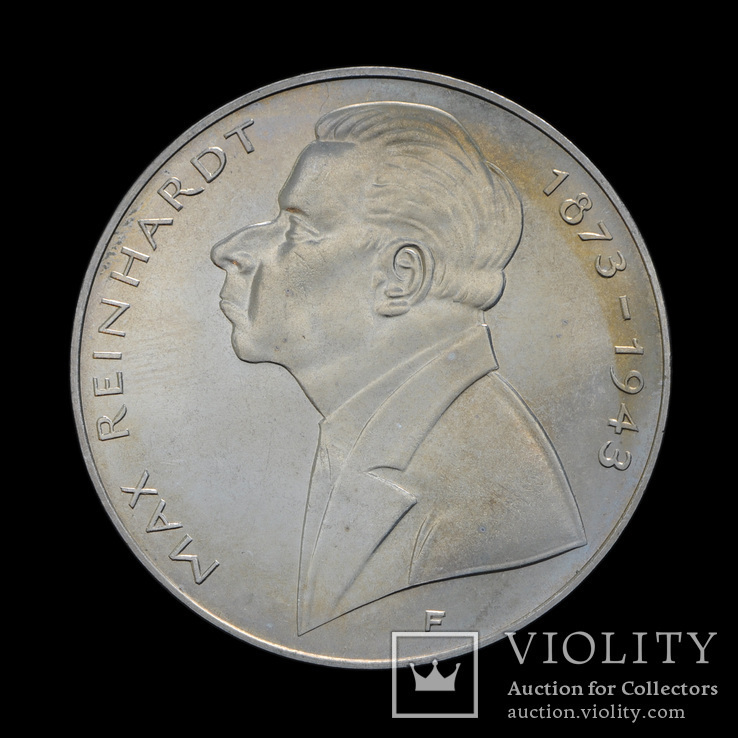 Медаль Макс Рейнхард 1968, Германия ГДР Диаметр 40мм