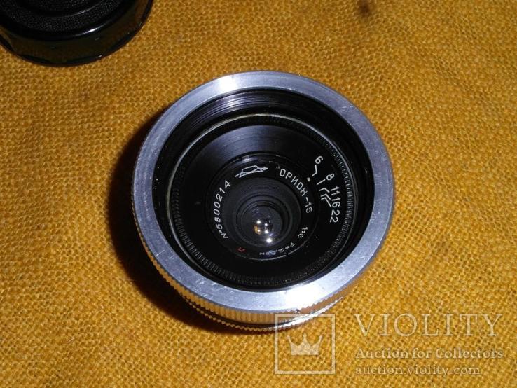 Старинный фотоаппарат с объективом Орион 15.№ 5800214 а № аппарата 580086, фото №4