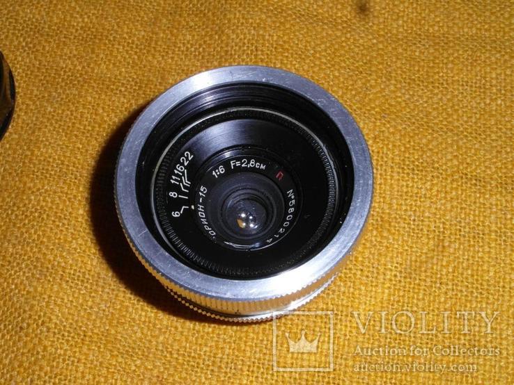 Старинный фотоаппарат с объективом Орион 15.№ 5800214 а № аппарата 580086, фото №8