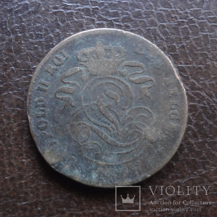2  цента  1876  Бельгия  (А.1.35)~, фото №2