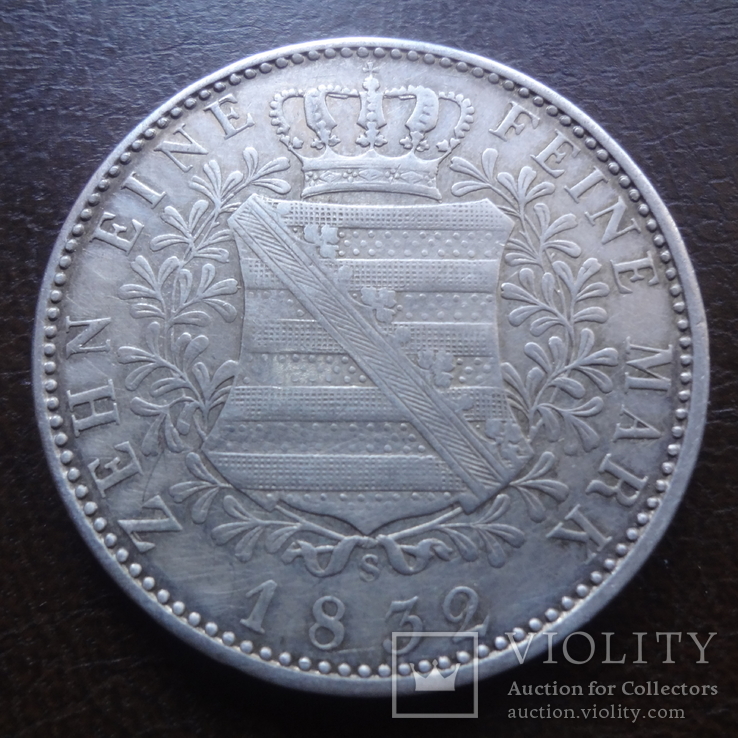 Талер 1832  Саксония  серебро  (А.5.10)~, фото №4