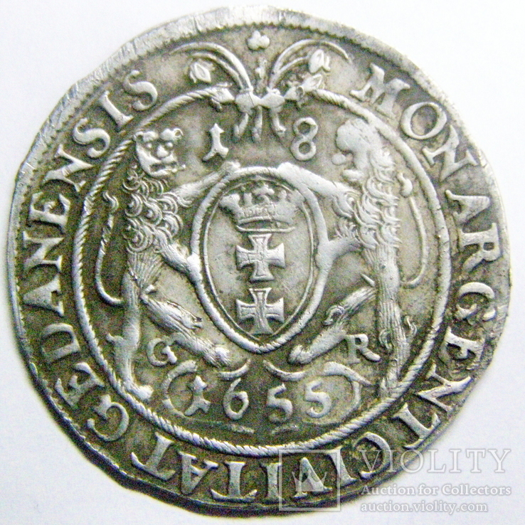 Орт 1655 Ян II Казимир